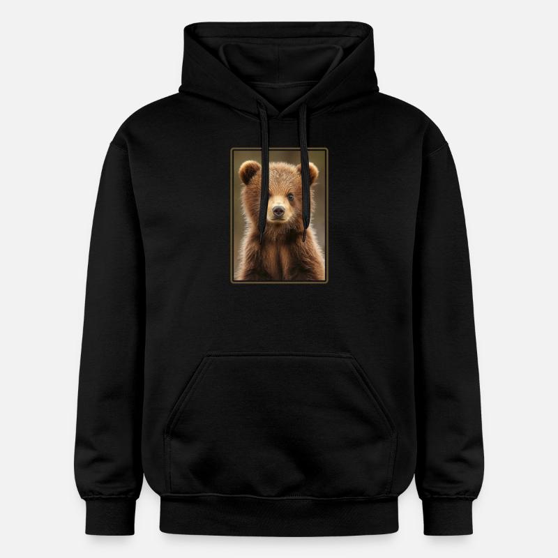 Ours Kodiak Ours Kodiak - Sweat à capuche Softstyle® Gildan Unisexe - noir