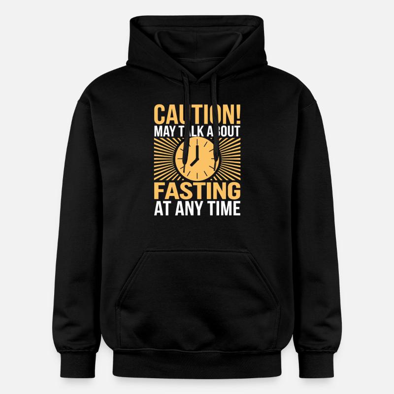 Intermittent fasting Intermittent fasting - Gildan Unisex Softstyle® Midweight Hoodie - black