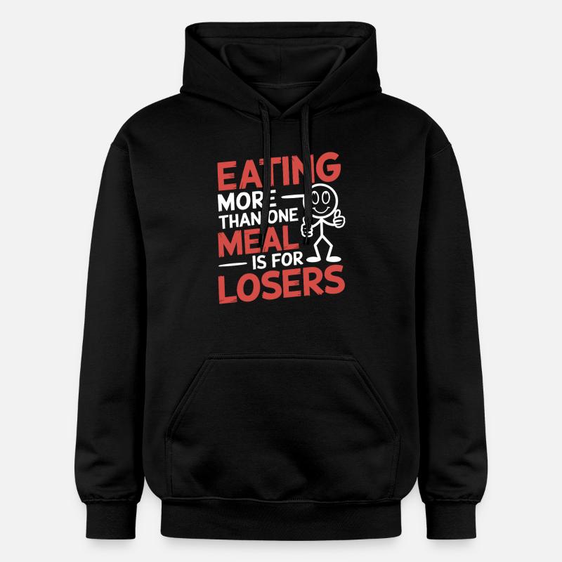 Intermittent fasting Intermittent fasting - Gildan Unisex Softstyle® Midweight Hoodie - black