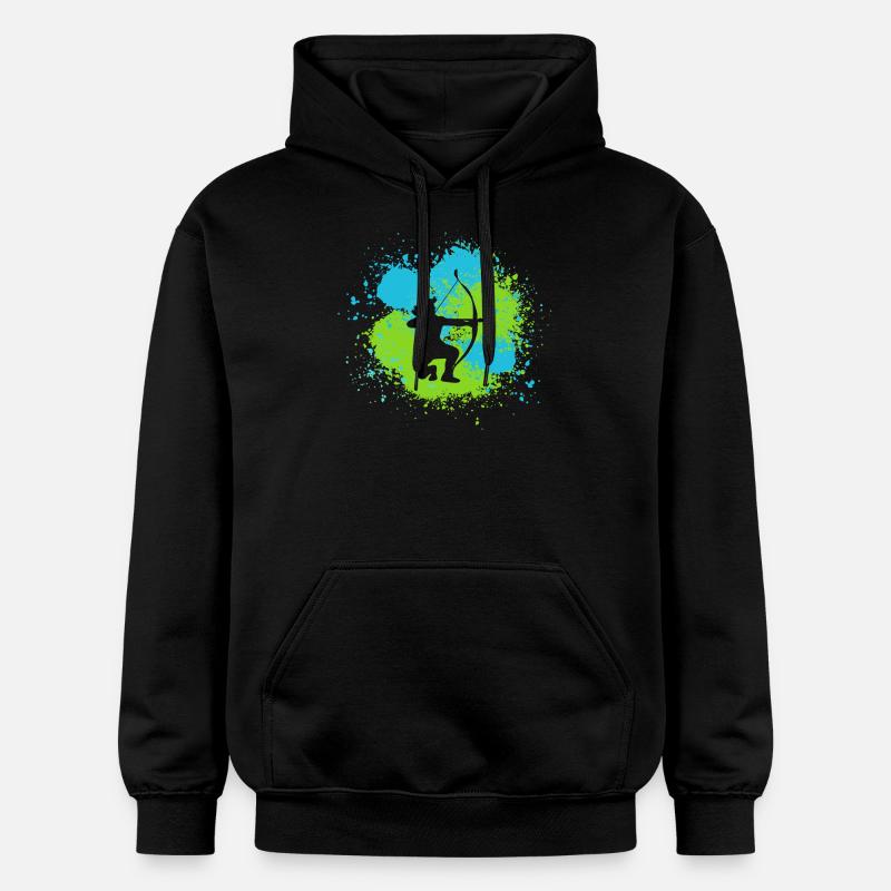 Archer Tir à l’arc - Sweat à capuche Softstyle® Gildan Unisexe - noir