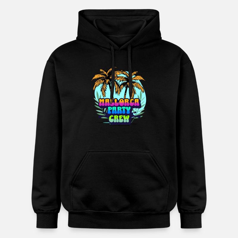 Mallorca Party Crew - Sweat à capuche Softstyle® Gildan Unisexe - noir