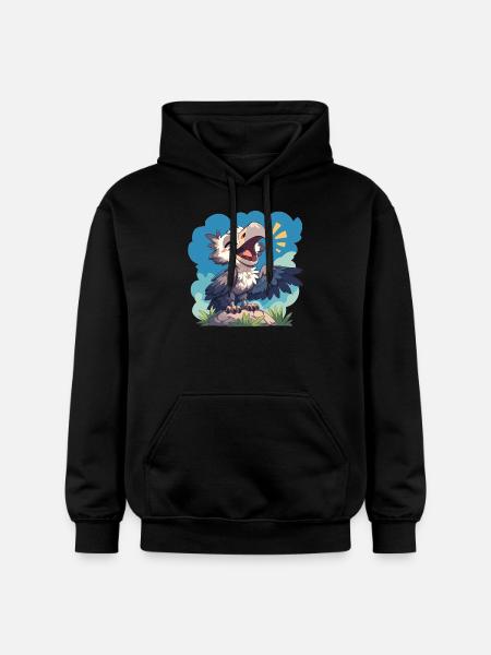 Vulture Geier - Gildan Unisex Softstyle® Midweight Hoodie - Schwarz