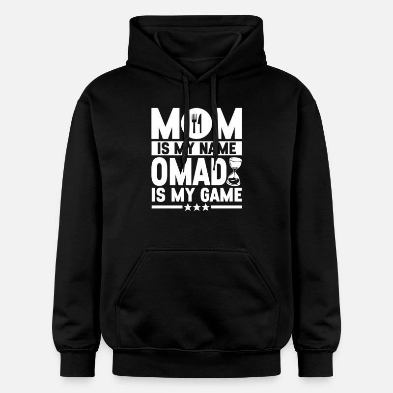 Intermittent fasting Intermittent fasting - Gildan Unisex Softstyle® Midweight Hoodie - black