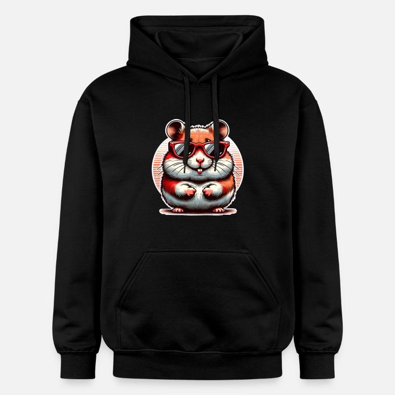 Hamster - Sweat à capuche Softstyle® Gildan Unisexe - noir