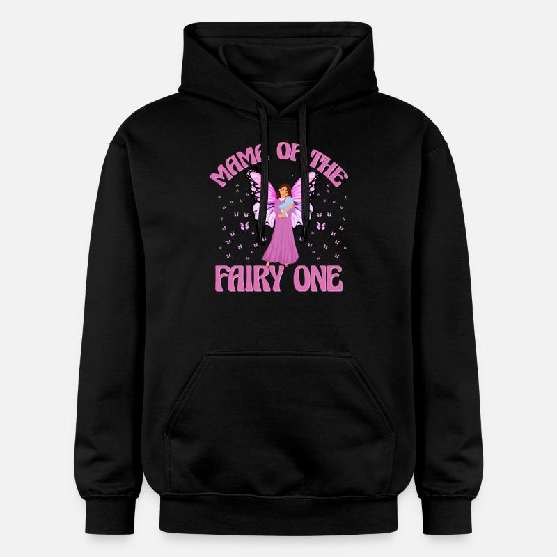 Maman de la fée Une - Sweat à capuche Softstyle® Gildan Unisexe - noir