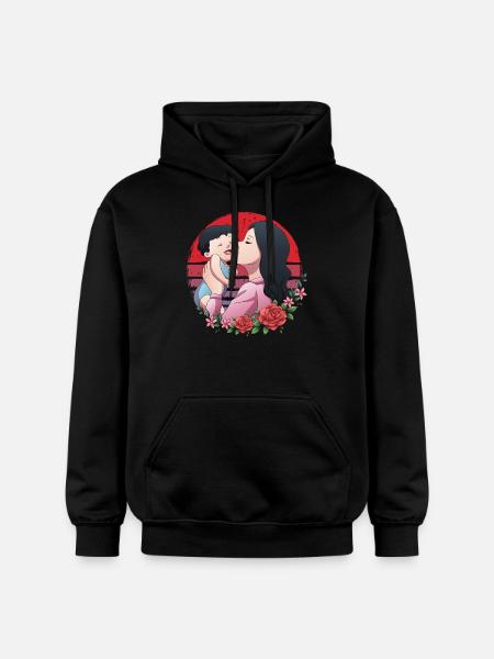 Maman de la fée Une - Sweat à capuche Softstyle® Gildan Unisexe - noir