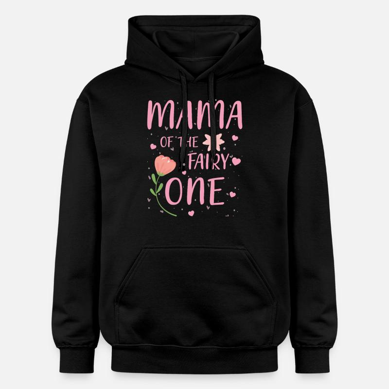 Maman de la fée Une - Sweat à capuche Softstyle® Gildan Unisexe - noir