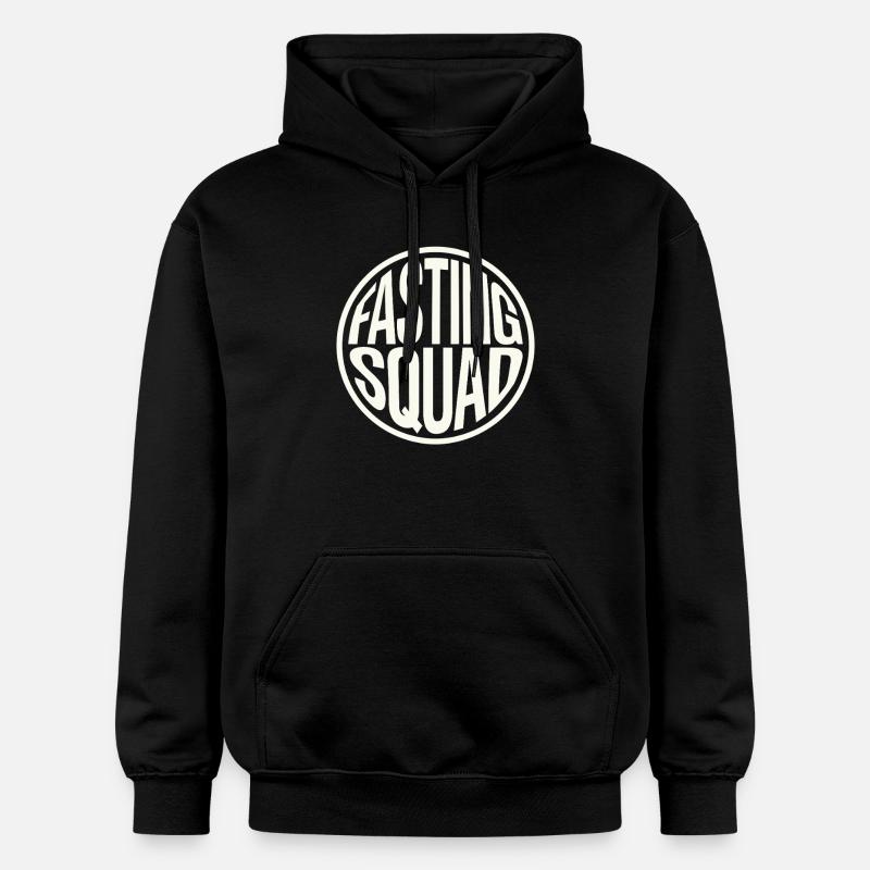 Intervallfasten Intermittierendes Fasten - Gildan Unisex Softstyle® Midweight Hoodie - Schwarz