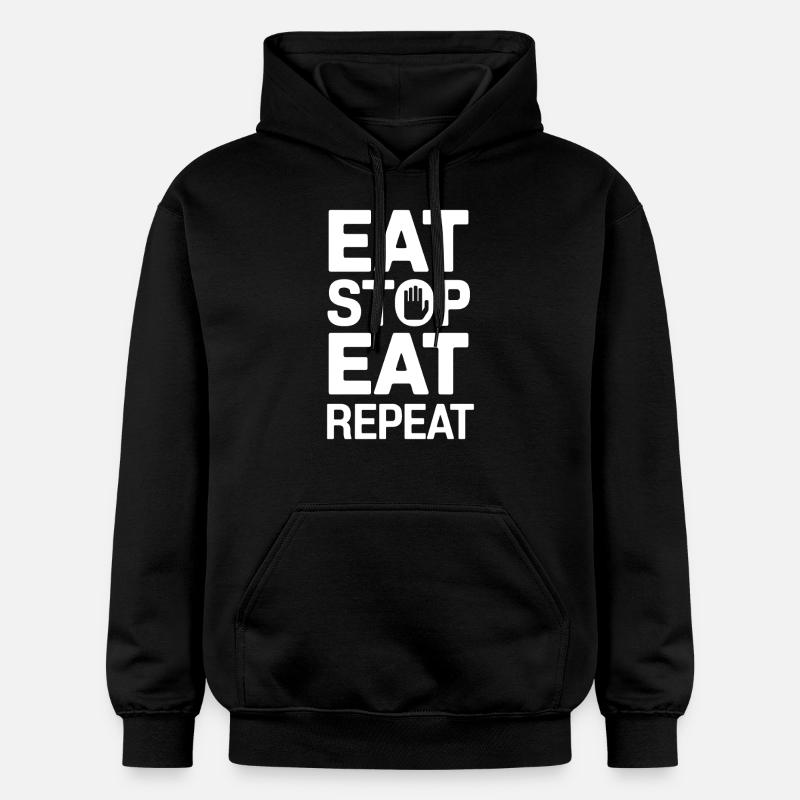 Intermittent fasting Intermittent fasting - Gildan Unisex Softstyle® Midweight Hoodie - black