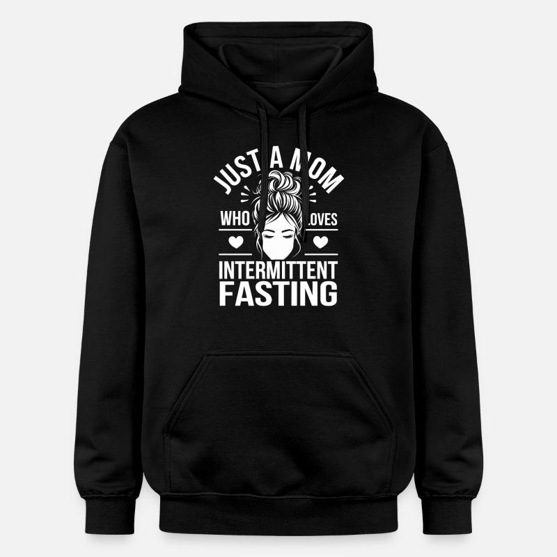 Intermittent fasting Intermittent fasting - Gildan Unisex Softstyle® Midweight Hoodie - black