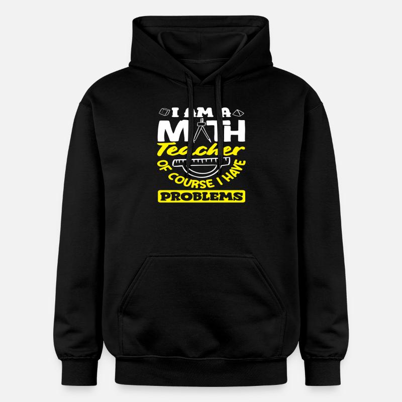 Math Teacher Math Gift - Gildan Unisex Softstyle® Midweight Hoodie - black