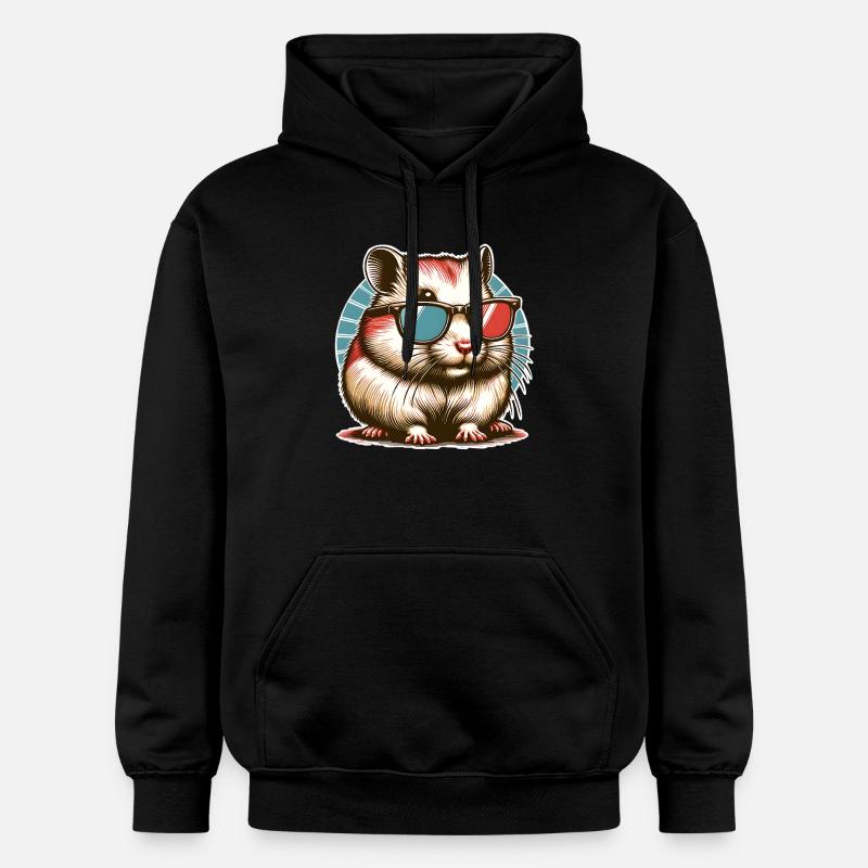 Hamster - Sweat à capuche Softstyle® Gildan Unisexe - noir