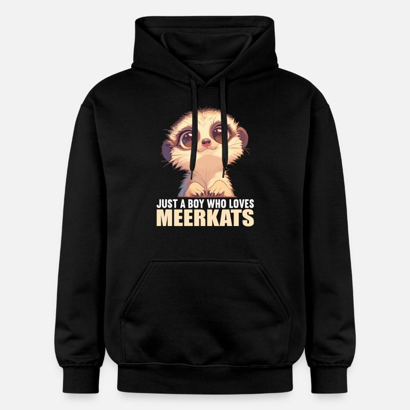 Meerkat Erdmännchen - Sweat à capuche Softstyle® Gildan Unisexe - noir