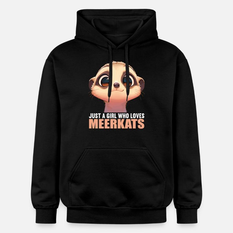 Meerkat Erdmännchen - Sweat à capuche Softstyle® Gildan Unisexe - noir