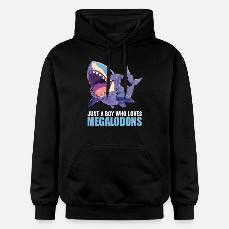 Mégalodons Megalodon - Sweat à capuche Softstyle® Gildan Unisexe - noir