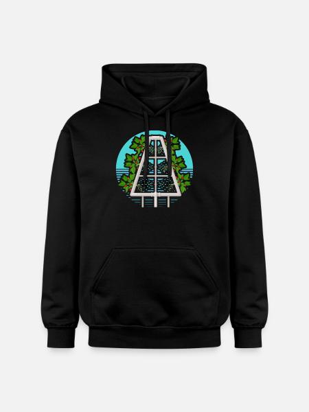 Hydroponics - Gildan Unisex Softstyle® Midweight Hoodie - black