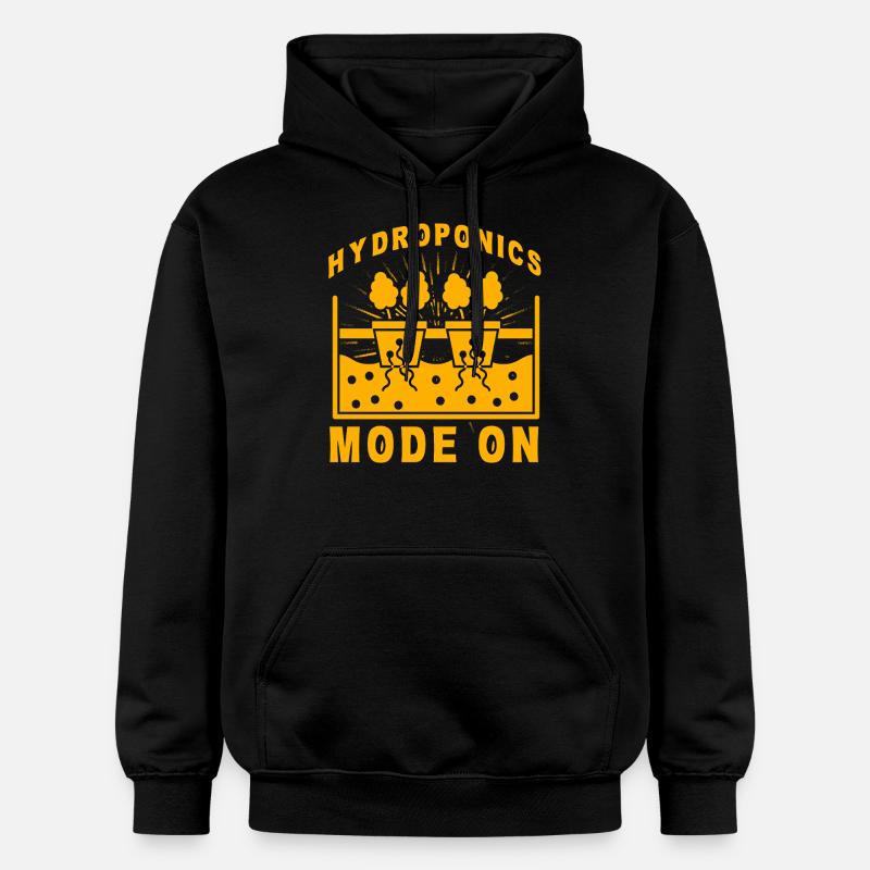 Hydroponik-Modus Ein - Gildan Unisex Softstyle® Midweight Hoodie - Schwarz