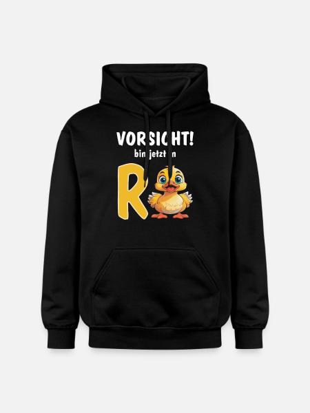 Caution, I'm retired now - Gildan Unisex Softstyle® Midweight Hoodie - black