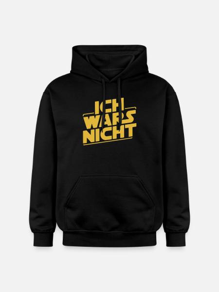 Ich Wars Nicht - Gildan Unisex Softstyle® Midweight Hoodie - black