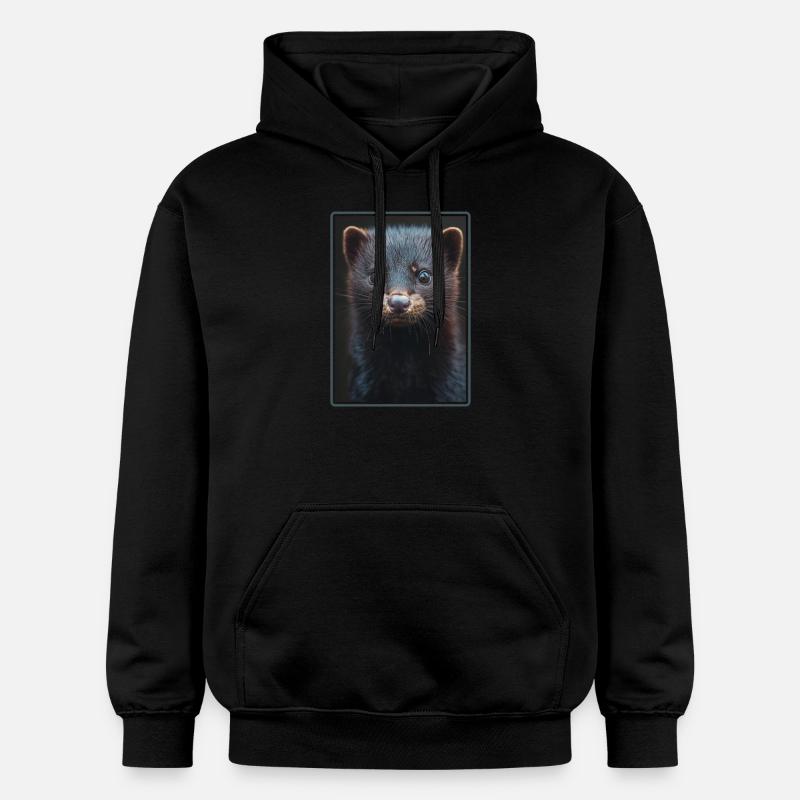 Vison Vison - Sweat à capuche Softstyle® Gildan Unisexe - noir