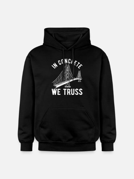 Bridge Engineer Bridge Construction - Gildan Unisex Softstyle® Midweight Hoodie - black