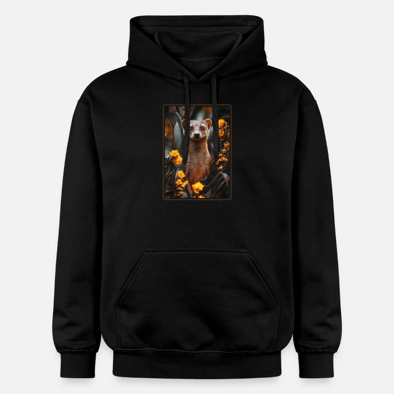 La mangouste de mangouste - Sweat à capuche Softstyle® Gildan Unisexe - noir