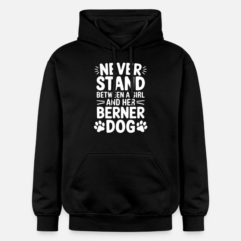 Bouvier bernois Dicton bouvier bernois - Sweat à capuche Softstyle® Gildan Unisexe - noir