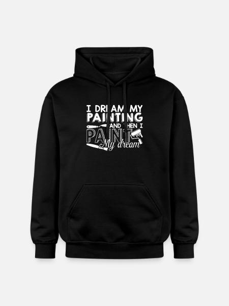 Artist Paint My Dreams - Gildan Unisex Softstyle® Midweight Hoodie - black