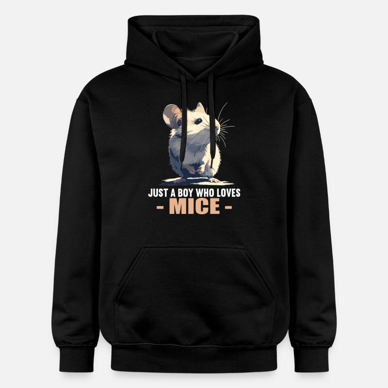 Mäuse Maus - Gildan Unisex Softstyle® Midweight Hoodie - Schwarz