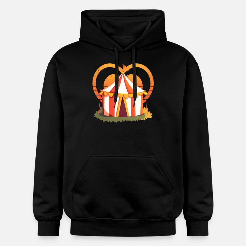 Cirque - Sweat à capuche Softstyle® Gildan Unisexe - noir