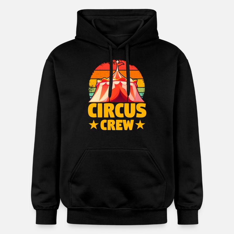 Équipe de cirque - Sweat à capuche Softstyle® Gildan Unisexe - noir