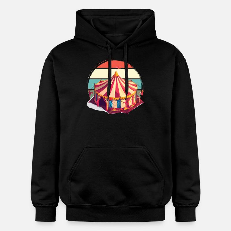 cirque - Sweat à capuche Softstyle® Gildan Unisexe - noir