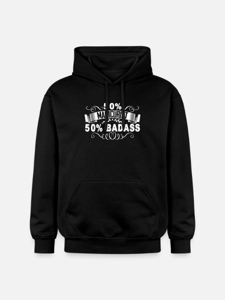 Manicurist Badass Manicurist - Gildan Unisex Softstyle® Midweight Hoodie - black