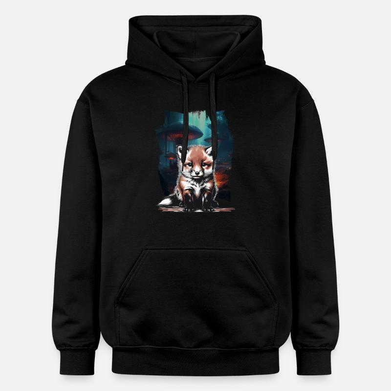 Renard Renards Renarde - Sweat à capuche Softstyle® Gildan Unisexe - noir