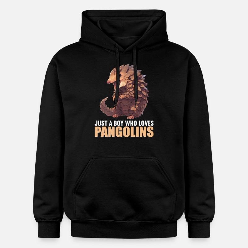 Pangolins Pangolin Pangolin - Sweat à capuche Softstyle® Gildan Unisexe - noir