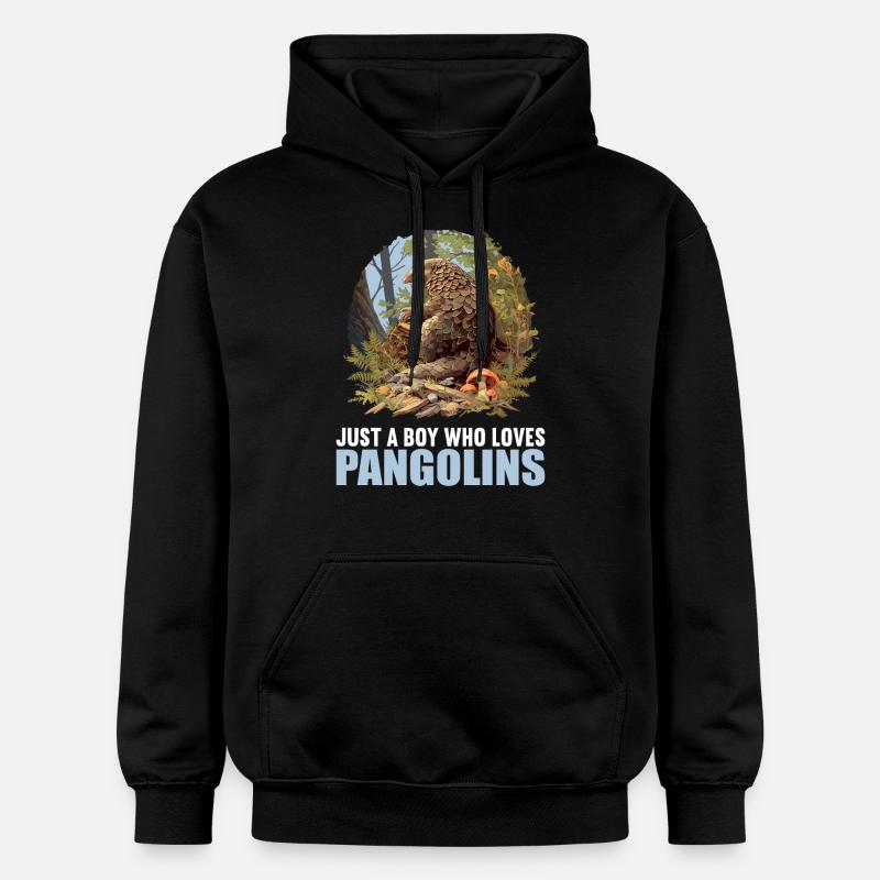 Pangolins Pangolin Pangolin - Sweat à capuche Softstyle® Gildan Unisexe - noir