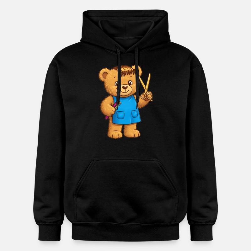 Teddy Bear Coiffeur - Sweat à capuche Softstyle® Gildan Unisexe - noir