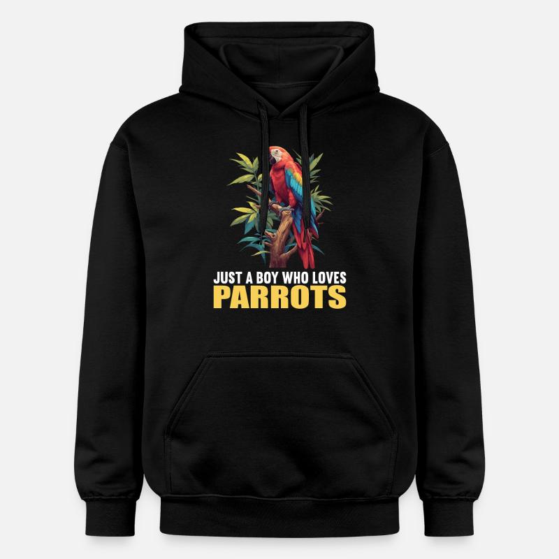 Perroquet Perroquet Perroquet - Sweat à capuche Softstyle® Gildan Unisexe - noir
