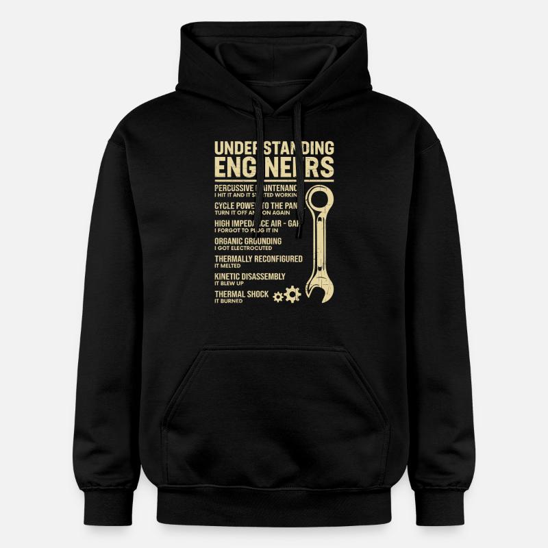 COMPRENDRE LES INGÉNIEURS - Sweat à capuche Softstyle® Gildan Unisexe - noir