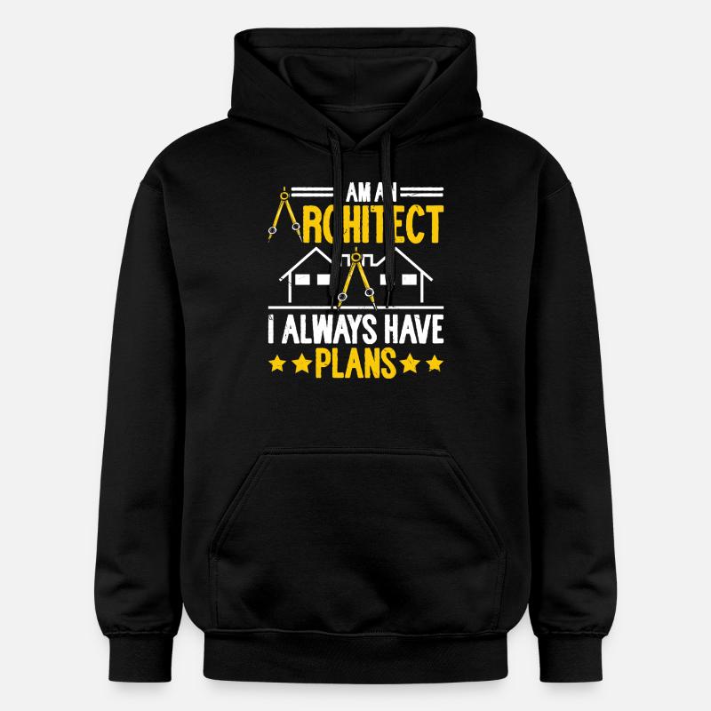 Architecte - Sweat à capuche Softstyle® Gildan Unisexe - noir