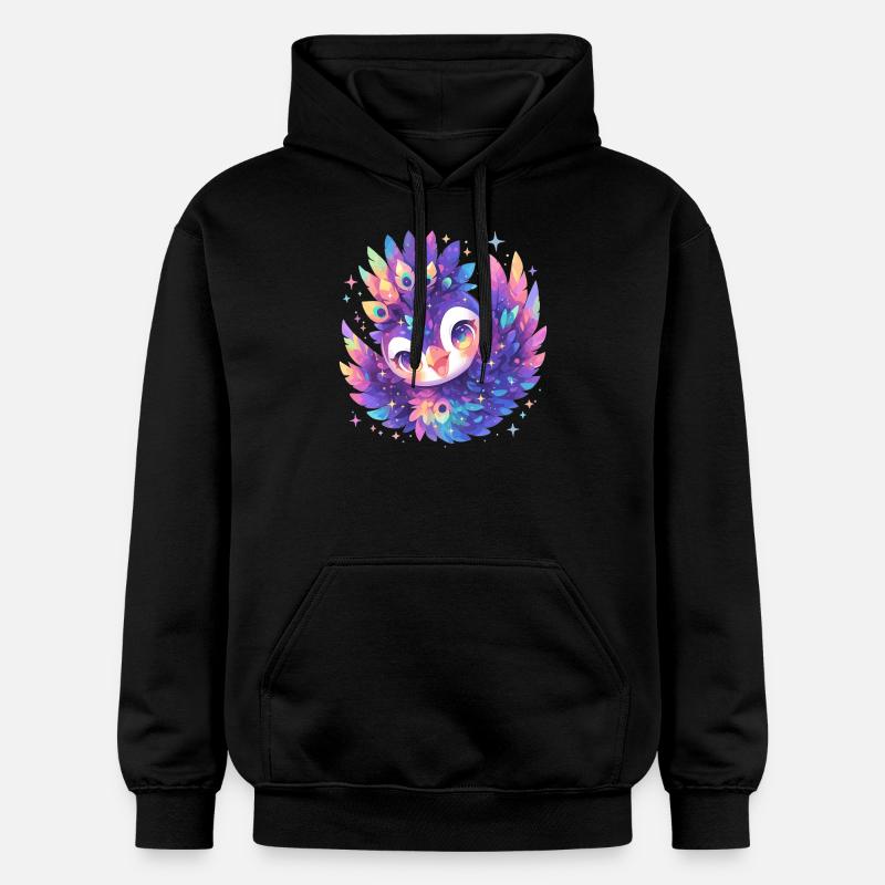 Paons Paon - Sweat à capuche Softstyle® Gildan Unisexe - noir