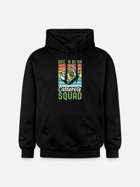 Green Bean Casserole - Gildan Unisex Softstyle® Midweight Hoodie - black
