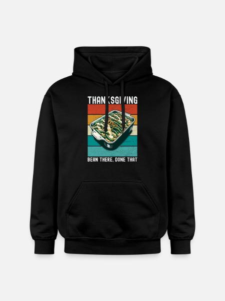 Green Bean Casserole - Gildan Unisex Softstyle® Midweight Hoodie - black