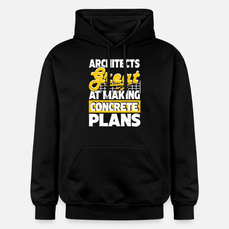 Architecte - Sweat à capuche Softstyle® Gildan Unisexe - noir