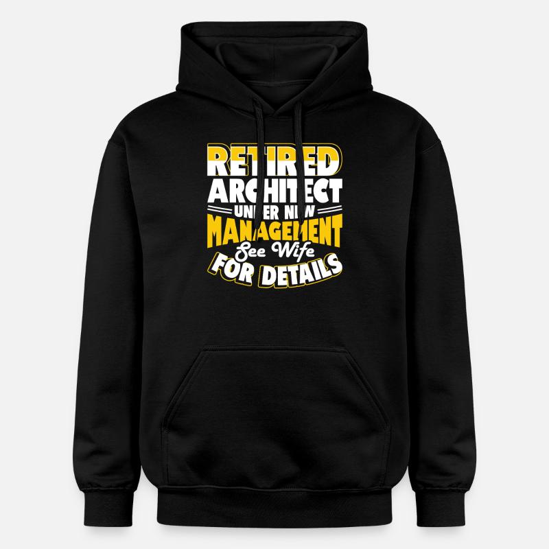 architecte - Sweat à capuche Softstyle® Gildan Unisexe - noir