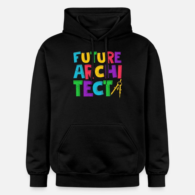 Architecte - Sweat à capuche Softstyle® Gildan Unisexe - noir