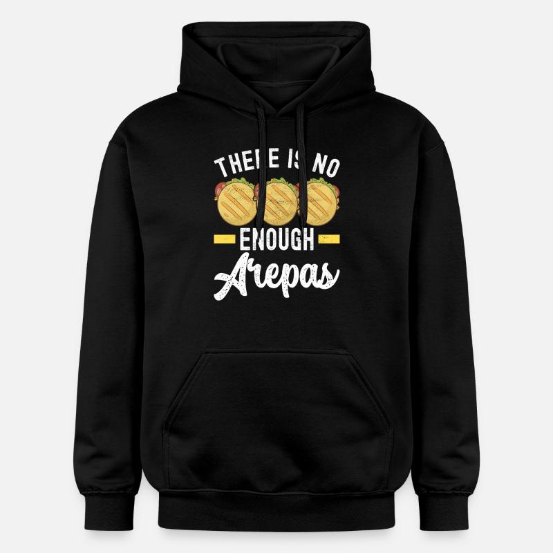 Arepas vénézuélienne - Sweat à capuche Softstyle® Gildan Unisexe - noir