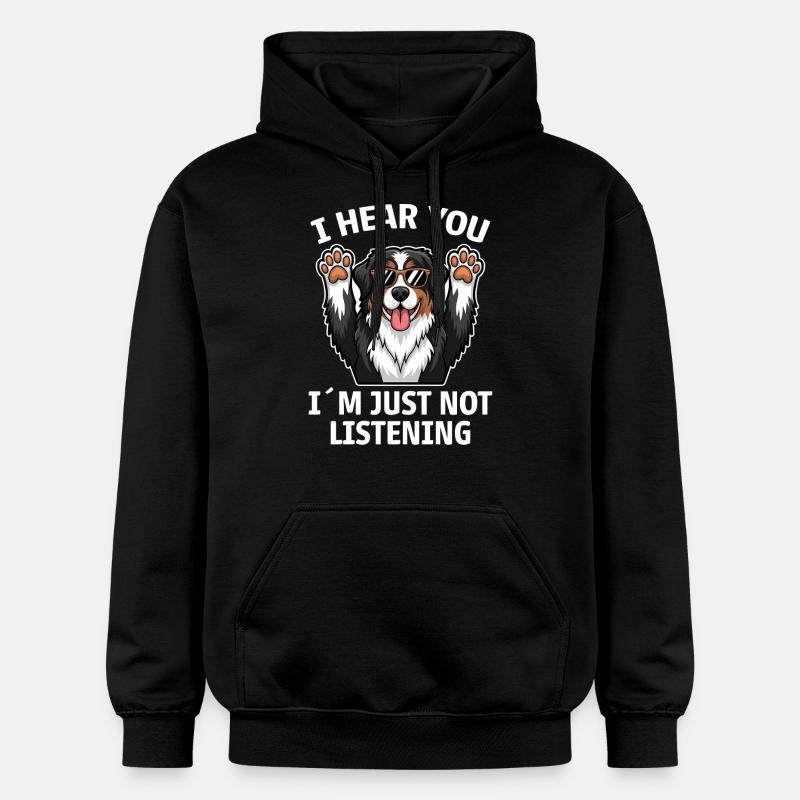Bouvier bernois Dicton bouvier bernois - Sweat à capuche Softstyle® Gildan Unisexe - noir