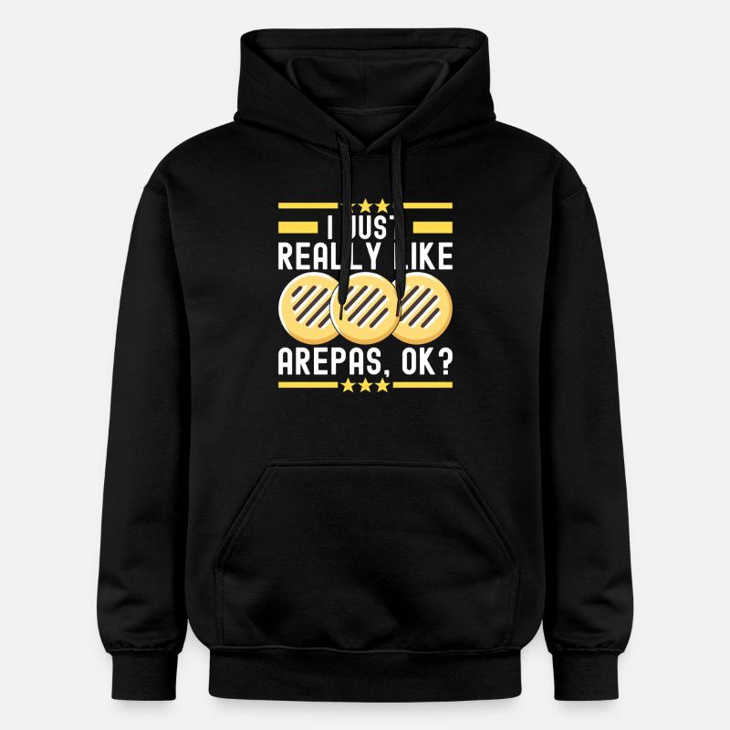 Arepas vénézuélienne - Sweat à capuche Softstyle® Gildan Unisexe - noir