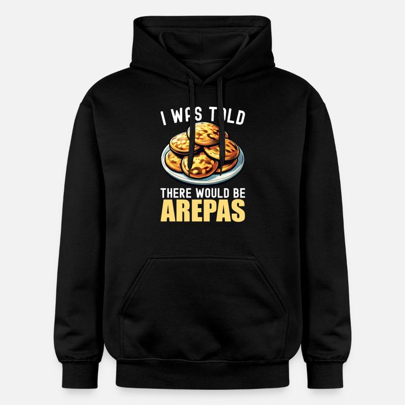 Arepas vénézuélienne - Sweat à capuche Softstyle® Gildan Unisexe - noir
